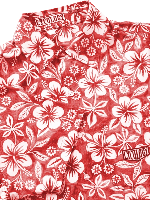 Oahu Gravel Shirt Red – Obrázok 3