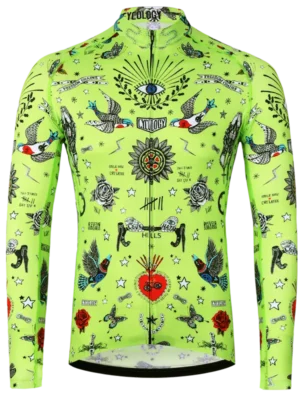 Dres pánsky Tattoo Lime dlhý rukáv letný