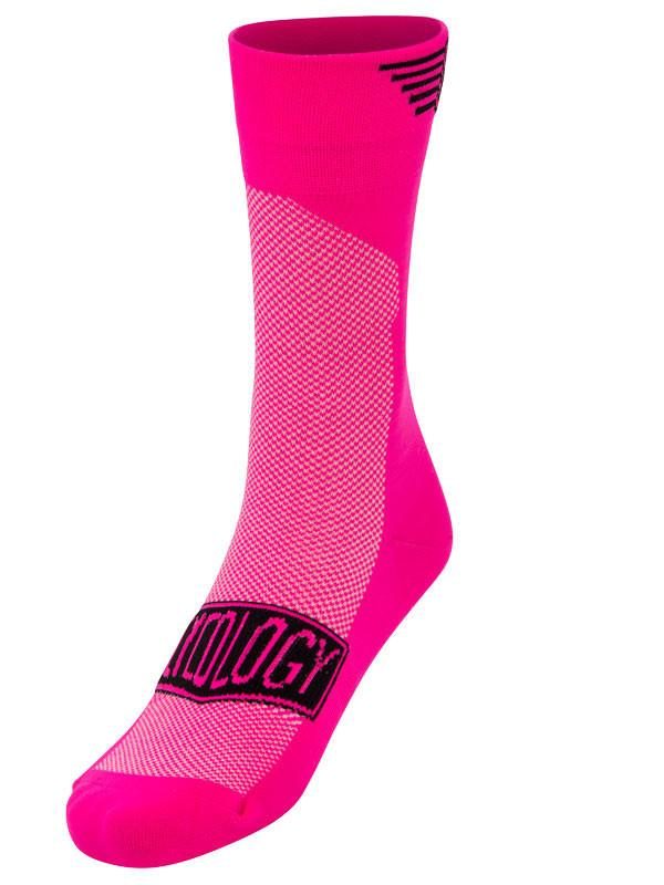 Cyklistické ponožky ružové od Cycology