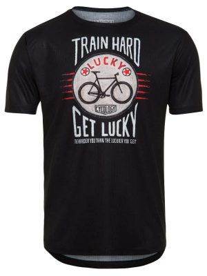 Technické tričko pánske Train Hard Get Lucky